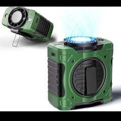 【新品】腰掛け扇風機 冷却プレート付き 携帯扇風機 ベルトファン...