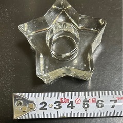 ガラス製キャンドルホルダーの画像
