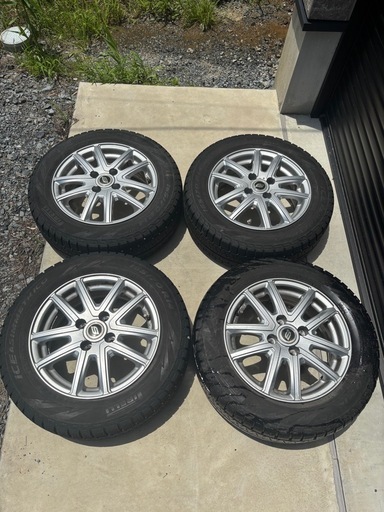 14インチアルミホイール　タイヤ付き