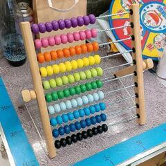 0622-116 イケア カラフル レインボー 100玉 そろば...