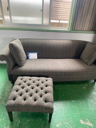 ハリスツイード,L字ソファ,激安