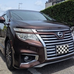 日産　エルグランド　ブラウン