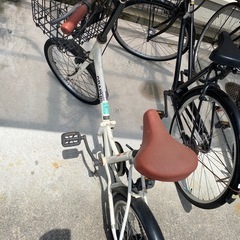 【ミニサイクル】前かご付き・小径車（パンクあり）