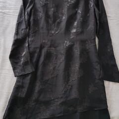 USED   シースルー二重仕立てワンピース