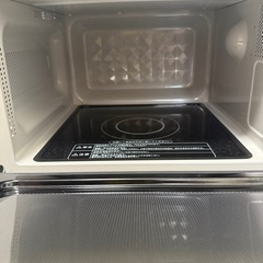 2024年　ハイアール　フラット電子レンジ　ピカピカの画像