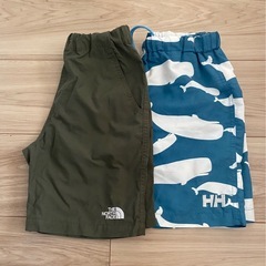 ノースフェイス、ヘリーハンセン　キッズハーフパンツ120cm