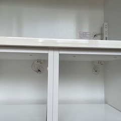 値下げ！白いキッチン家具中古品の画像