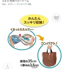 ３６０°知育ベビードーム（本日22日引取りで200円！）の画像
