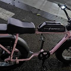 電動アシスト自転車　ピンク　2の画像
