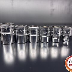 Snap-on スナップオン FSMI ソケットセット 8～17 6個 ハンドツール 中古【ハンズクラフト沖縄豊見城店】の画像