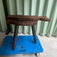 【🪑個性派！ふくろうモチーフの木彫りチェア🦉】の画像