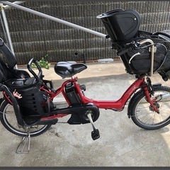 
中古電動アシスト自転車 ブリヂストン アンジェリーノ 三人乗り