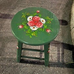 花柄椅子