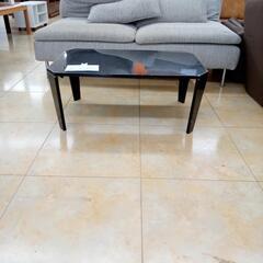 リユースのサカイ太田店★ジモティ割あり★  折り畳みテーブル 黒 H32×D50×W75 クリーニング済み OJ9847の画像