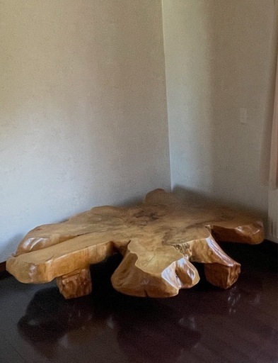 一枚板　木　根っこ　テーブル