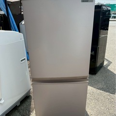 SHARP 冷凍冷蔵庫 SJ‑14R‑C（137L／右開き・中古）