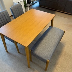 【115cm】ダイニングテーブルセット（Dining Table ROLA）の画像
