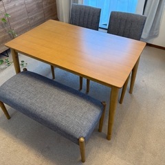 【115cm】ダイニングテーブルセット（Dining Table...