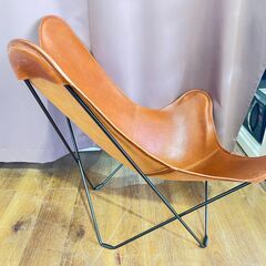 家具 生活家具 CUERO　バタフライチェア　ブラウンの画像