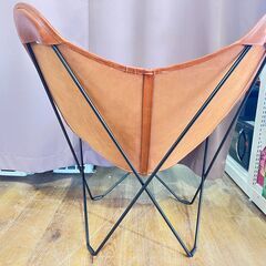 家具 生活家具 CUERO　バタフライチェア　ブラウンの画像