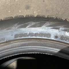 アルファード、ヴェルファイアにBS VRX2 235/50 R18 走行1000キロ程の