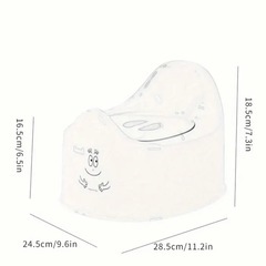 幼児用トイレトレーニング便器 - かわいいクマのデザイン、耐久性のあるPP素材、3歳未満の男の子＆女の子に最適 - ピンク/パープル/ブルー、トイレトレーニングシートの画像