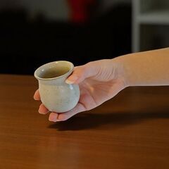 木乃丸院窯　粉引き湯呑　３客　フリーカップ 小さめの画像