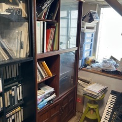 本棚　ブラウン