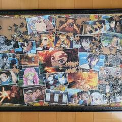 【新価格】鬼滅の刃パズル1000ピースと額縁の画像