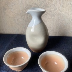 新品　未使用　萩焼セット　①の画像