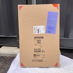 未使用　ニトリ2段カラーボックス