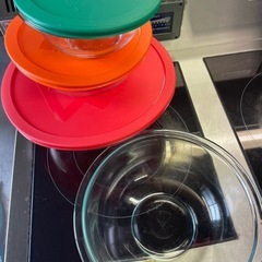 パイレックス蓋付きボウルの画像