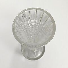 ボヘミアクリスタル　フラワーベース　花瓶　ガラスの画像