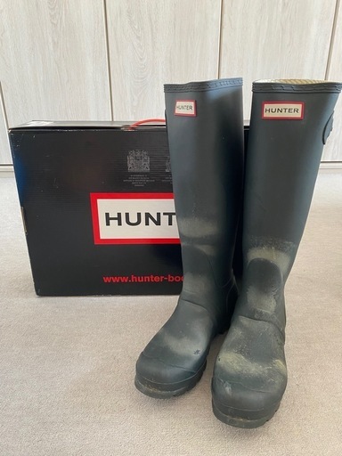 HUNTER長靴ネイビー (Miraval) 東戸塚の靴《長靴》の中古