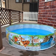 120cm大きめプール　空気入れ不要