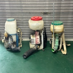 　動力散布機　KIORITZ 有光　スーパーグラサンFH04S 肥料　部品取り　 農機具の画像