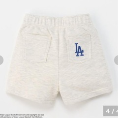 【新品タグ付き】ベビー　ハーフパンツ MLBの画像