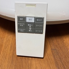 一部ひび割れ日焼け有り　2013年製　DAIKO リモコン付き　 LEDシーリングライトの画像