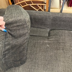 I2506-572 RELAX FORM オットマン付きソファ 3人掛け 中古 汚れありの画像