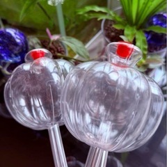 未使用⭐︎観葉植物への自動給水　パンプキン型　3個セットの画像