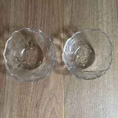 12cm ガラス食器 2枚セット