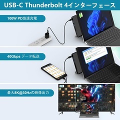 Surface Pro 9/10/11/X USB ハブ 4K HDMIの画像
