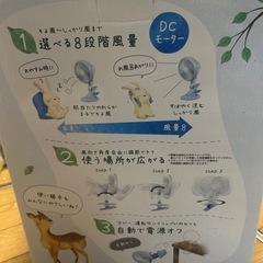クリップ扇風機
の画像