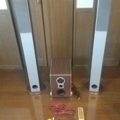 2.1chホームシアター用サブウーファー、スピーカー