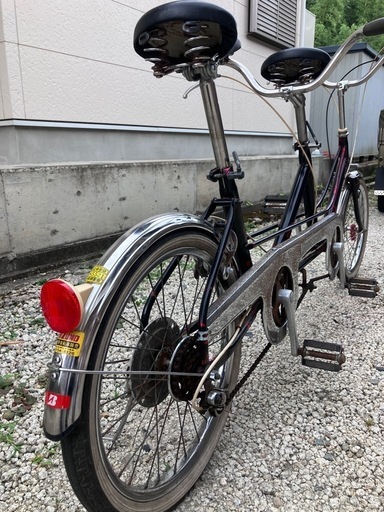 【昭和レトロ】ブリヂストンタンデム自転車(2人乗り)