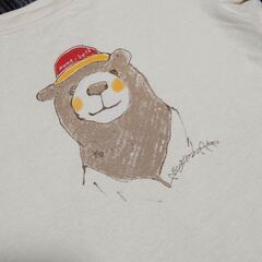 120cm モンベル　クマ　半袖Tシャツ　オーガニックコットンの画像
