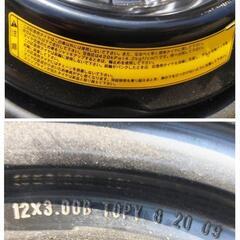 T105/90D12  80M  ファルケン  応急タイヤ(スペアタイヤ / テンパータイヤ) 12㌅ × 3.00B × 4穴 × PCD100mmの画像