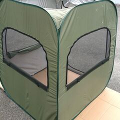 🔴山口市、個室テント・作業ブース￥5500🔴折り畳み式🔴メッシュ窓付き🔴美品の画像