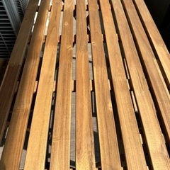 【ラストプライス】木製折り畳み式テーブル&チェアの画像