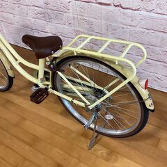 【小学生用/アウトレット品（キズの為お値引き商品）】サカモトテクノ 22型プチモン 身長125cm程度から バニラ色<自転車のオオムラ 静岡店>の画像